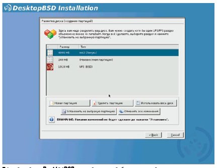 При установке DesktopBSD главное – не поубивать нужное...