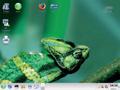 Благодаря стильному внешнему виду, SUSE – отличная возможность показать Linux во всей красе.