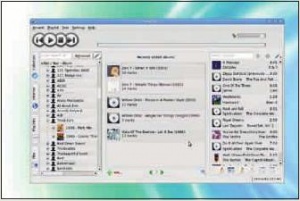 Органы управления воспроизведением Amarok теперь более заметны и более удобны в использовании. Внешность под стать новому KDE.